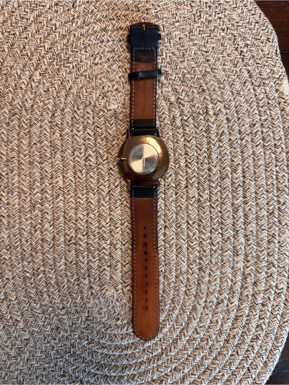 Lilienthal Berlin Huxley - Bronze and Black Leather Men’s Watch